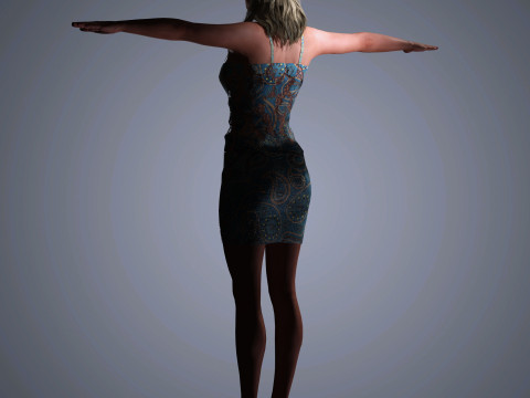 Molly Sims Character 3D Модель
