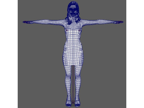 Molly Sims Character 3D Модель