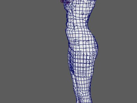 Molly Sims Character 3D Model
