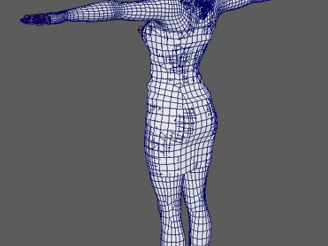Molly Sims Character 3D Model