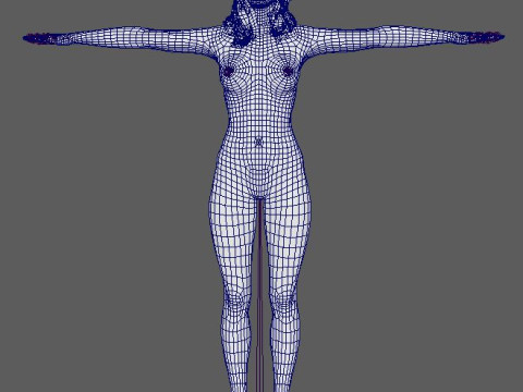 Molly Sims Character 3D Модель