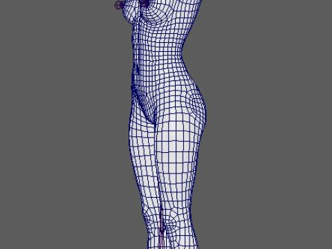 Molly Sims Character 3D Model