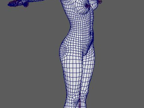 Molly Sims Character 3D Model