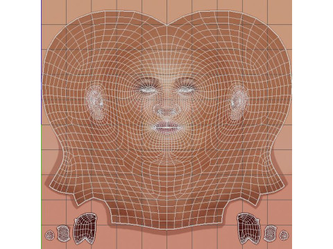 Molly Sims Character 3D Модель