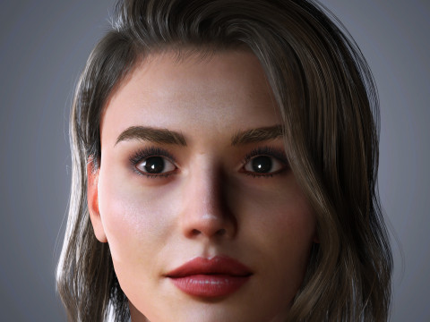 Eiza Gonzalez Character Modello 3D