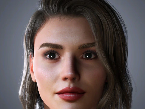 Eiza Gonzalez Character 3D Model