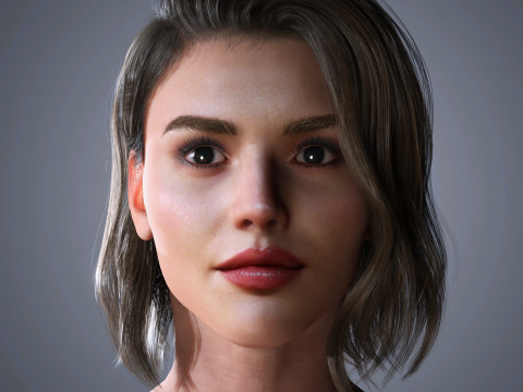 Eiza Gonzalez Character 3D Модель