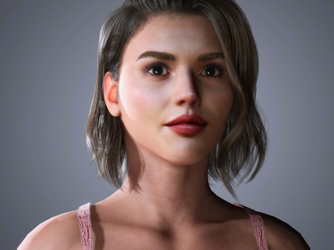 Eiza Gonzalez Character 3D Модель