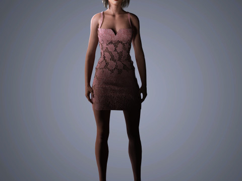 Eiza Gonzalez Character 3D Модель