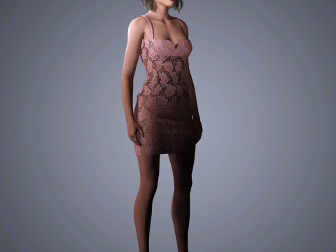 Eiza Gonzalez Character 3D Модель