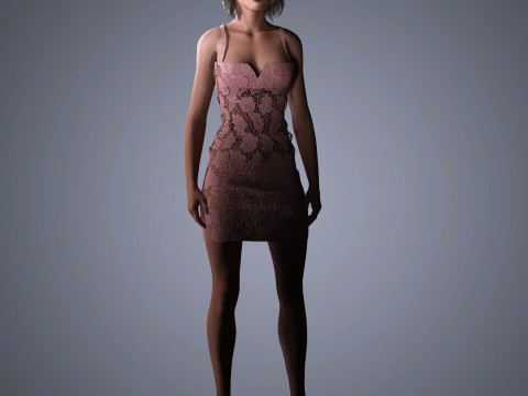 Eiza Gonzalez Character 3D Модель