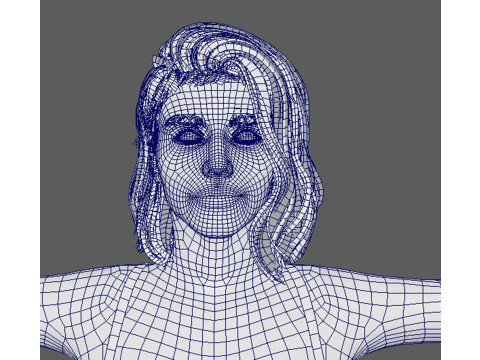 Eiza Gonzalez Character 3D Модель