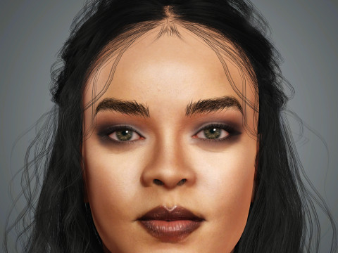 Rihanna Character 3D Model