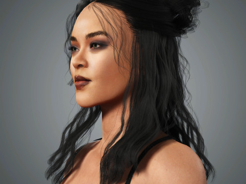 Rihanna Character 3D 模型