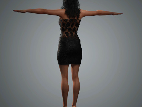 Rihanna Character 3D 模型