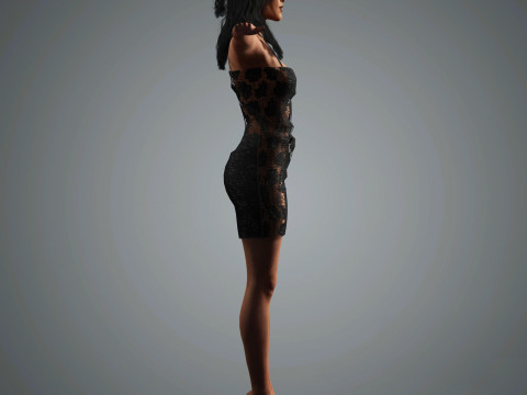 Rihanna Character 3D 模型
