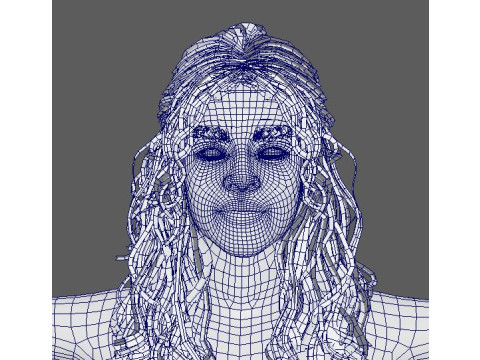Rihanna Character 3D 模型