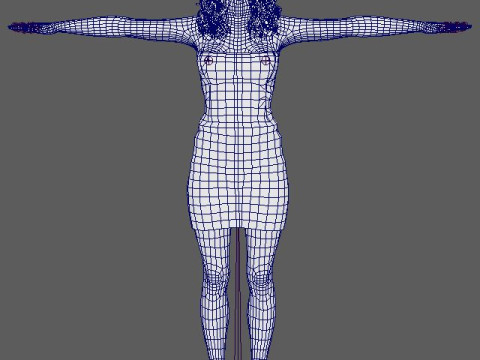 Rihanna Character 3D 模型