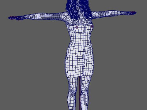 Rihanna Character 3D 模型