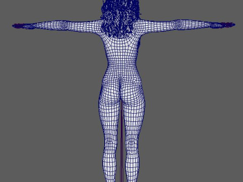 Rihanna Character 3D 模型