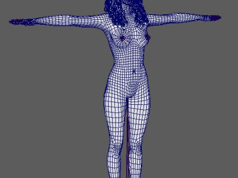 Rihanna Character 3D 模型
