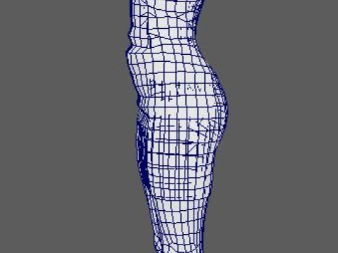 Elle Fanning Character 3D Model