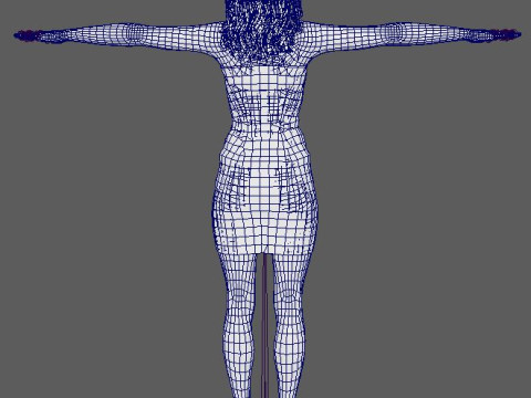 Elle Fanning Character Model 3D