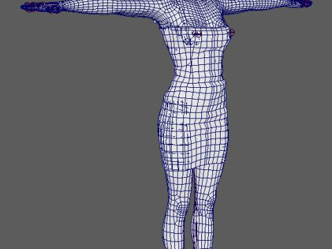 Elle Fanning Character Model 3D