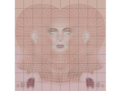 Elle Fanning Character Model 3D