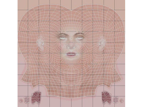 Elle Fanning Character 3D Model