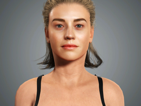 Yvonne Strahovski Character 3D Модель