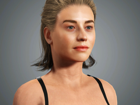 Yvonne Strahovski Character 3D Модель