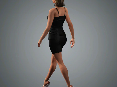 Yvonne Strahovski Character 3D Model