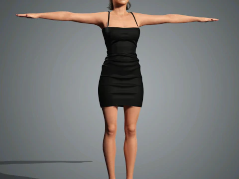 Yvonne Strahovski Character 3D Model