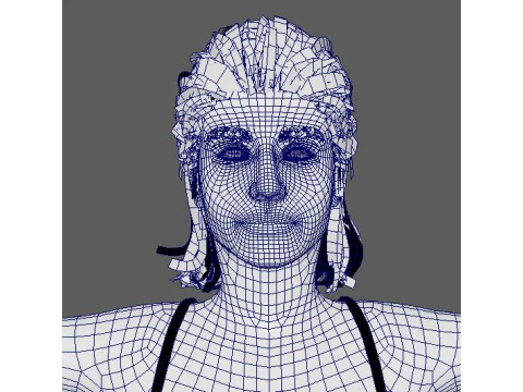 Yvonne Strahovski Character 3D Model