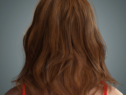 Jessica Chastain Character Modelo 3D