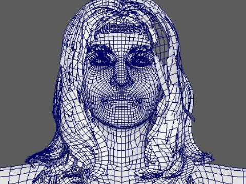 Jessica Chastain Character Modelo 3D