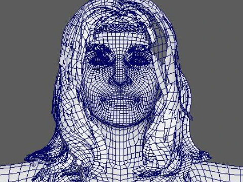 Jessica Chastain Character 3D Model