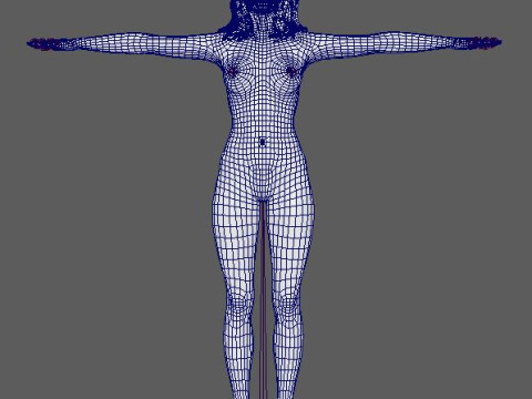 Jessica Chastain Character Modelo 3D