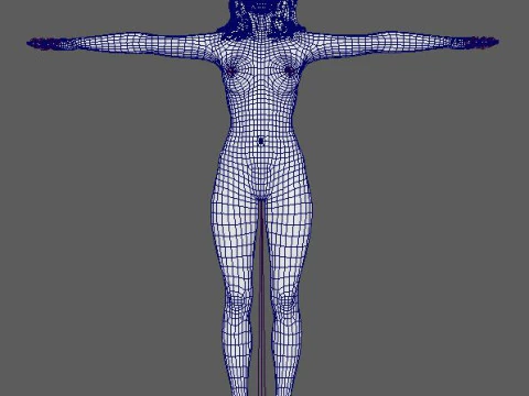 Jessica Chastain Character 3D Model