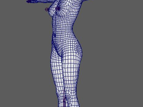 Jessica Chastain Character Modelo 3D