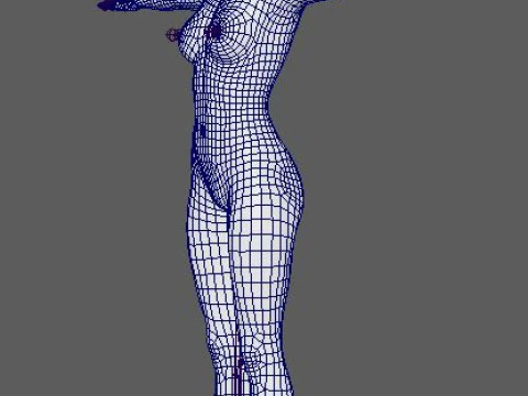Jessica Chastain Character 3D Model