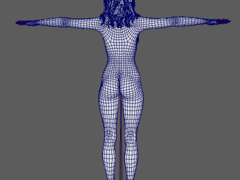 Jessica Chastain Character Modelo 3D
