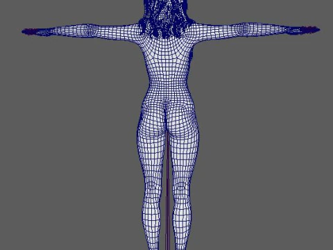 Jessica Chastain Character 3D Model