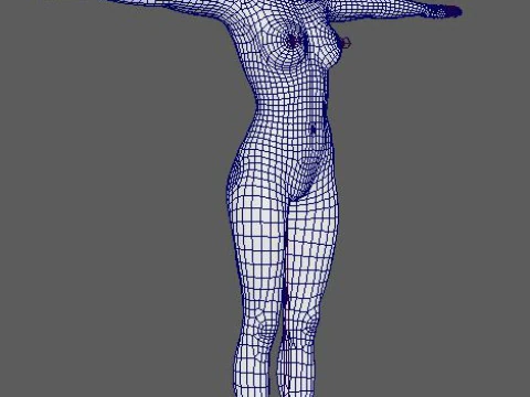 Jessica Chastain Character 3D Model