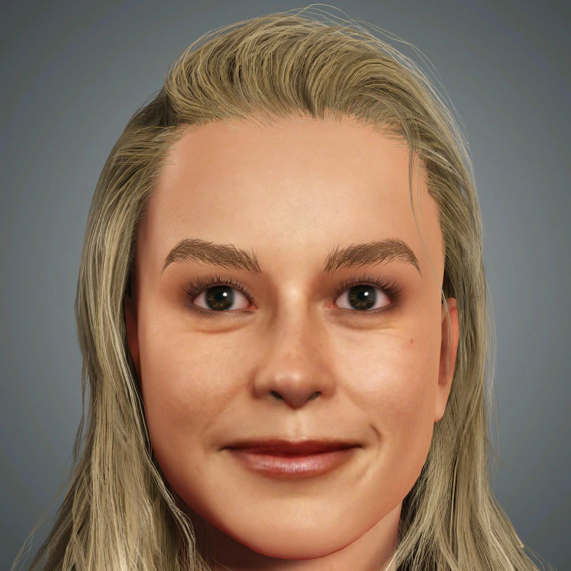 Brie Larson Character 3D Model .c4d .max .obj .3ds .fbx .stl .blend 