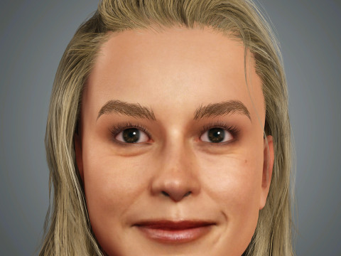 Brie Larson Character 3Dモデル
