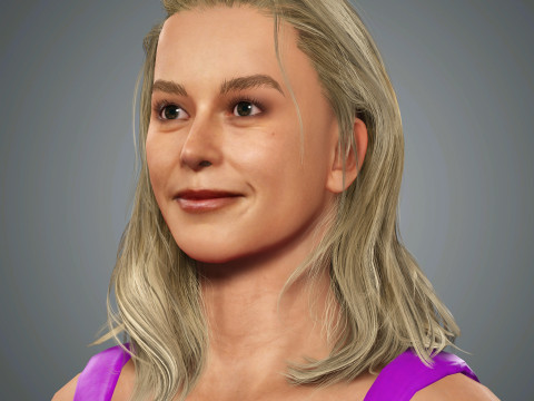 Brie Larson Character Modèle 3D