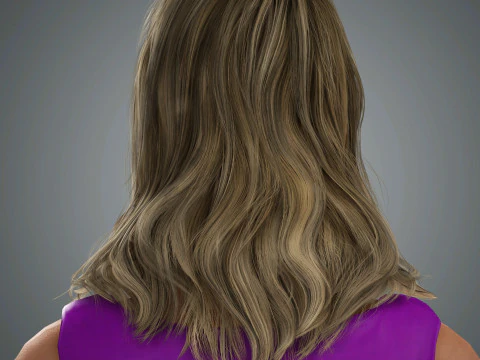 Brie Larson Character 3D Model