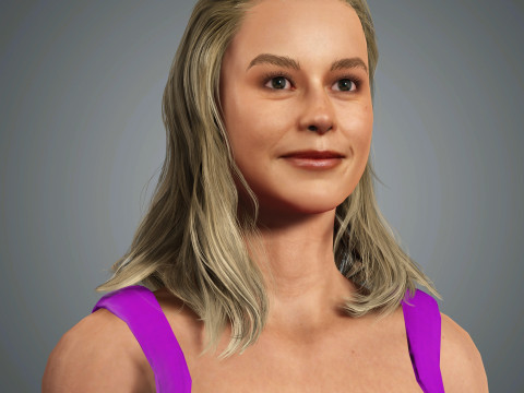 Brie Larson Character Modèle 3D